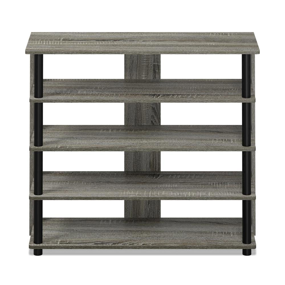 Engineered Wood 5-Tier Shoe Rack Organizer for Entryway and Home Storage