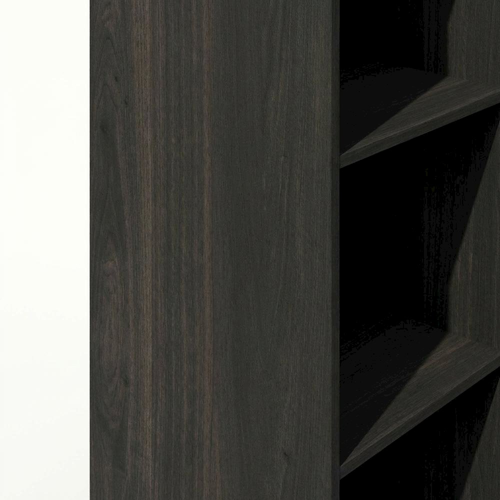 Engineered Wood bookcase with open shelves for home or office storage