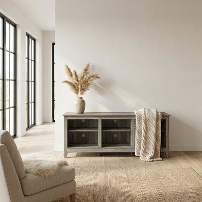 Engineered Wood TV stand, up to 65-inch TVs, spacious storage