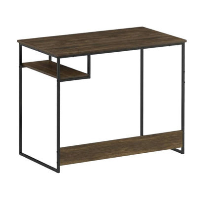 Engineered Wood Study Desk In Columbia Walnut Finish For Home Office Use