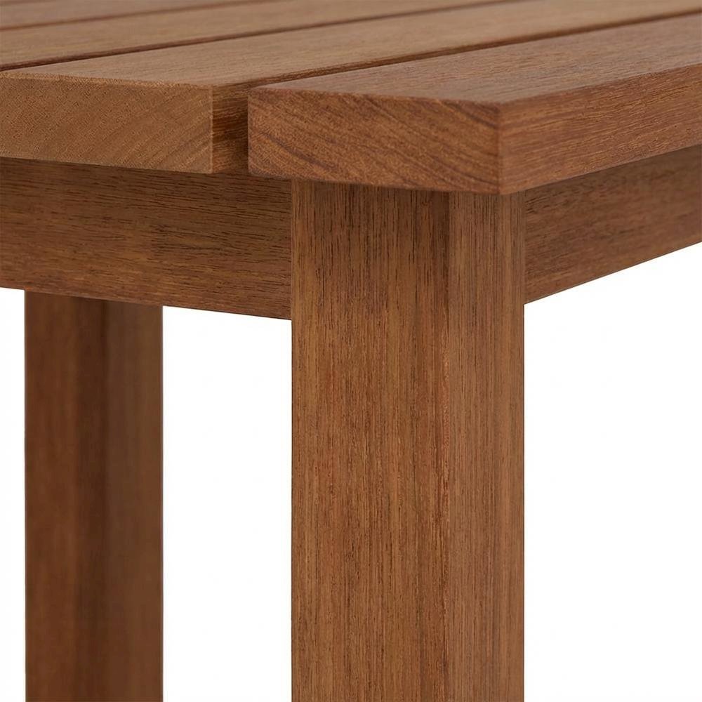 Oil Outdoor Patio End Table In Finish For Garden, Porch