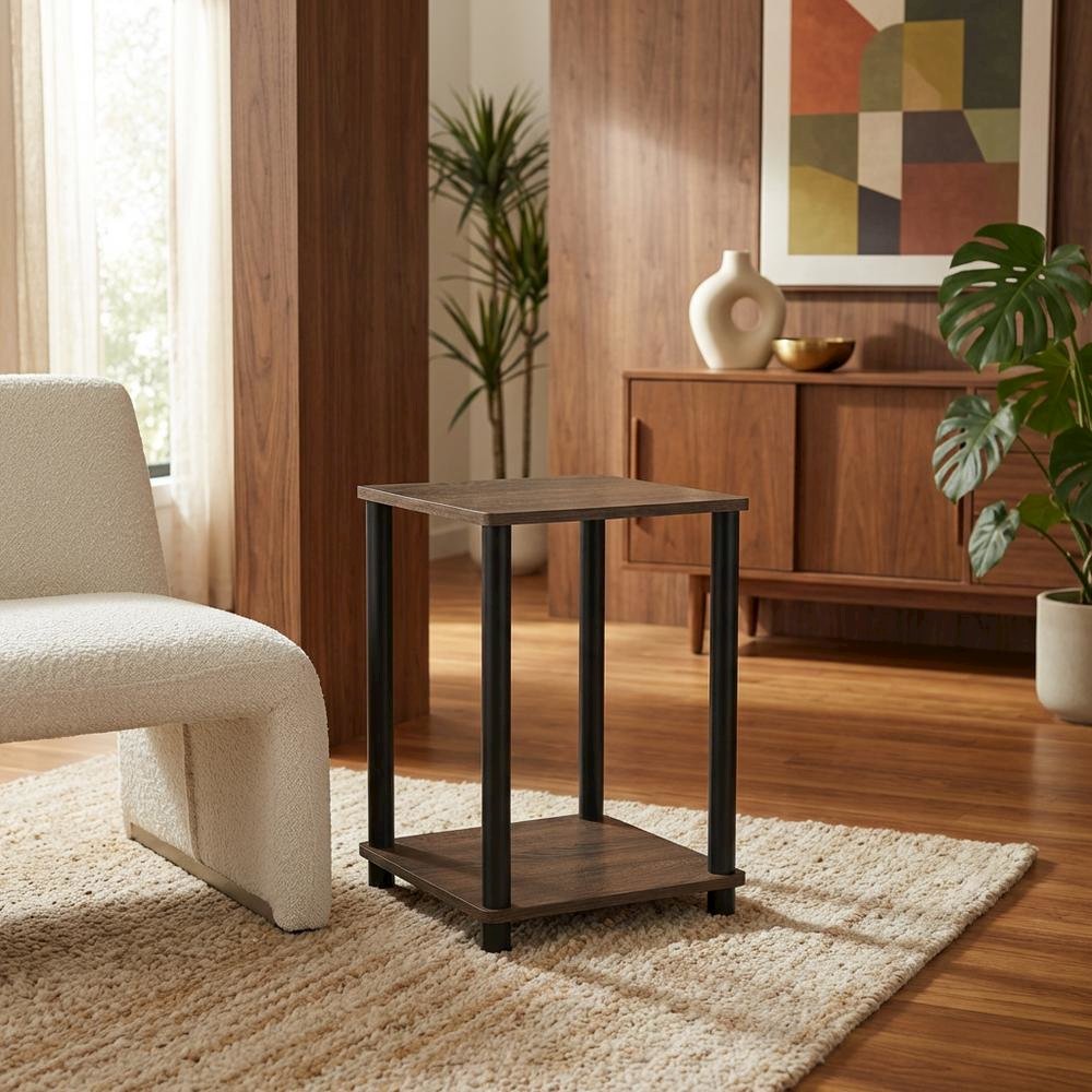 Engineered Wood End Table with Sleek Design