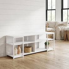 Modern TV stand, up to 65-inch flat screens, metal, Engineered Wood construction