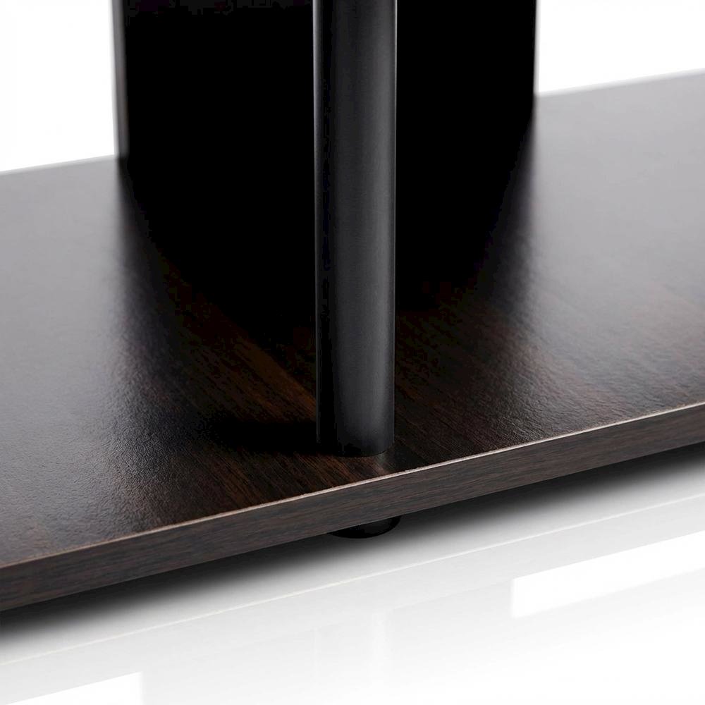 Espresso Low Rise TV Stand with Composite Wood Construction and Modern Design