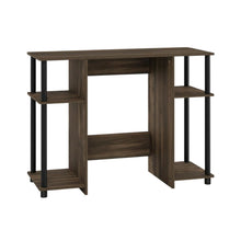 Engineered Wood Compact Computer Desk, Columbia Walnut And Black Finish