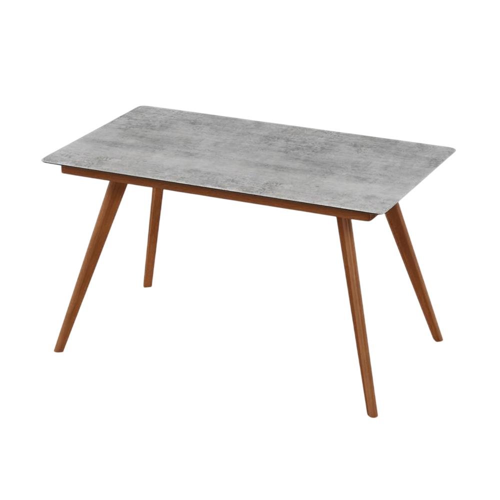 Outdoor Cement Side Table With Modern Rectangular Design And Smart Top Finish