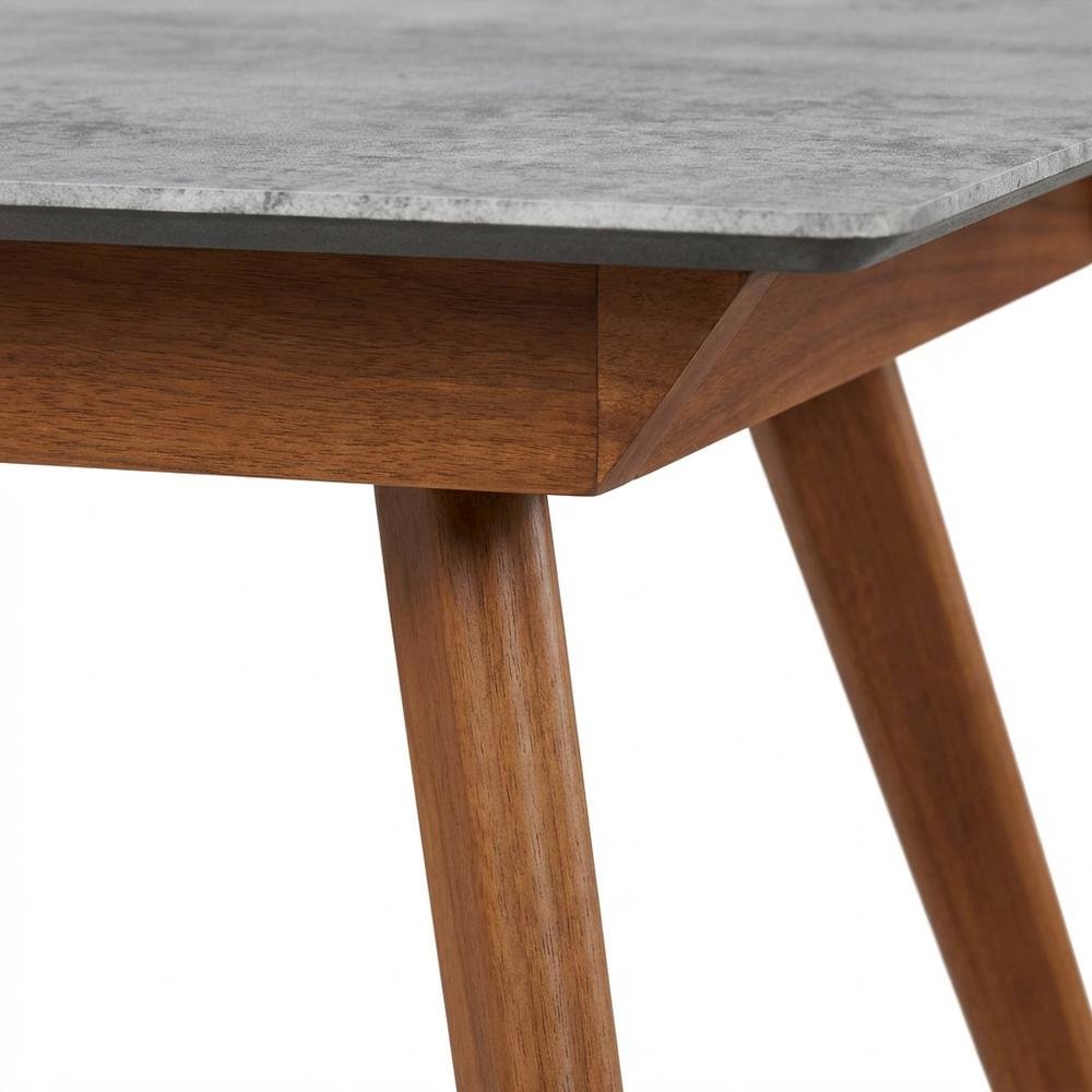 Outdoor Cement Side Table With Modern Rectangular Design And Smart Top Finish