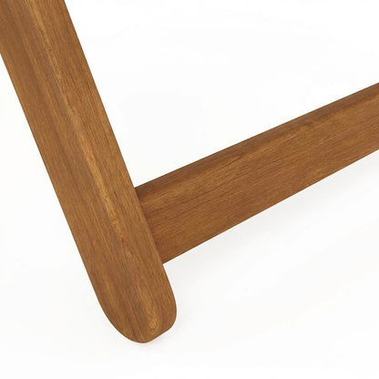 Portable Hardwood Folding Coffee Table, Outdoor Bistro Setting, Sturdy Design