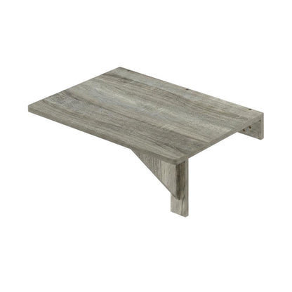 Brown, Wall Mounting Folding Table, Folding Design, Wall Mounted