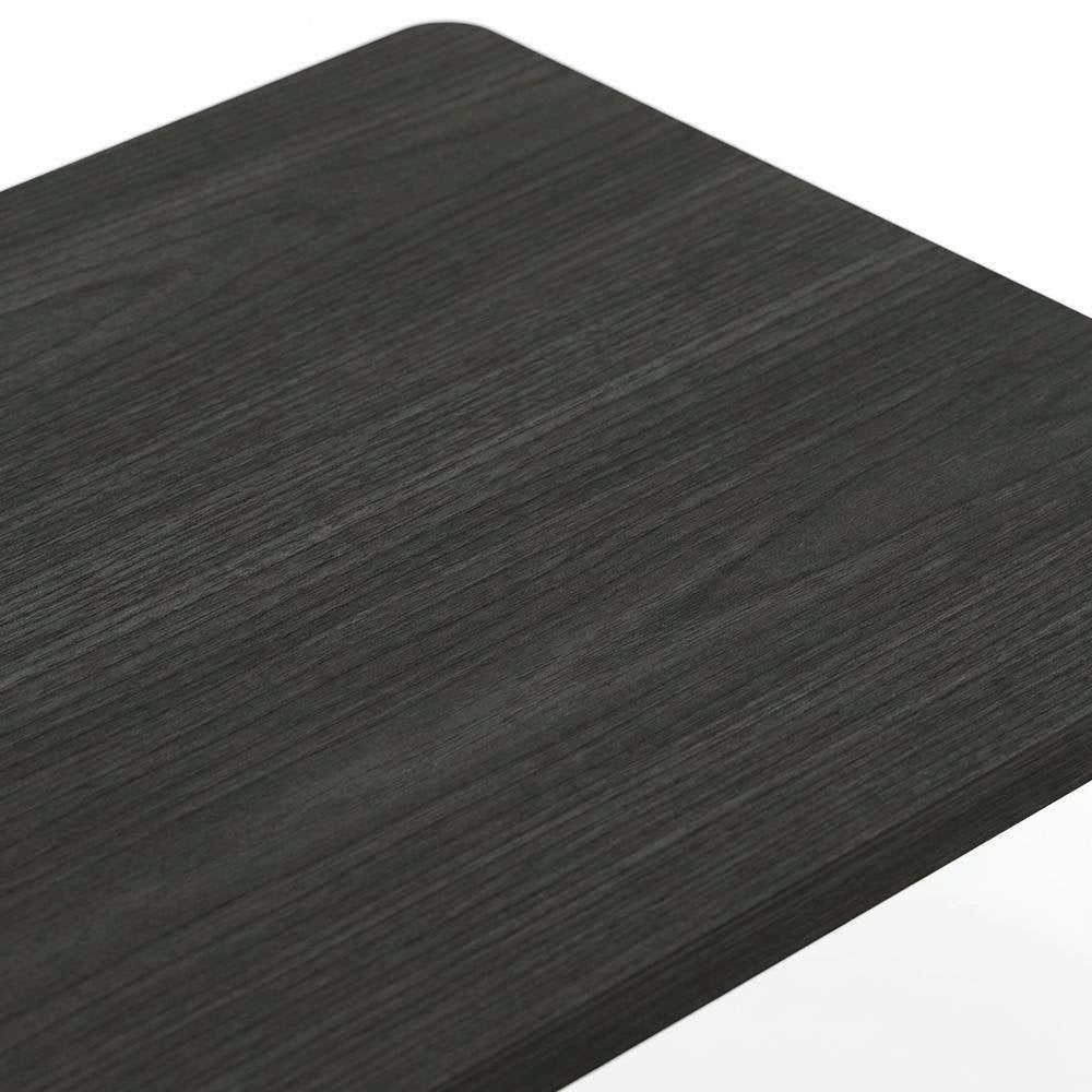 U-Shape Sofa Side Table, Rolling Casters