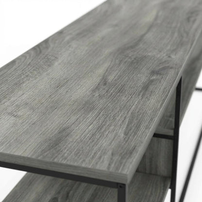 Engineered Wood TV Stand for Up to 78-Inch Screens with Storage Space
