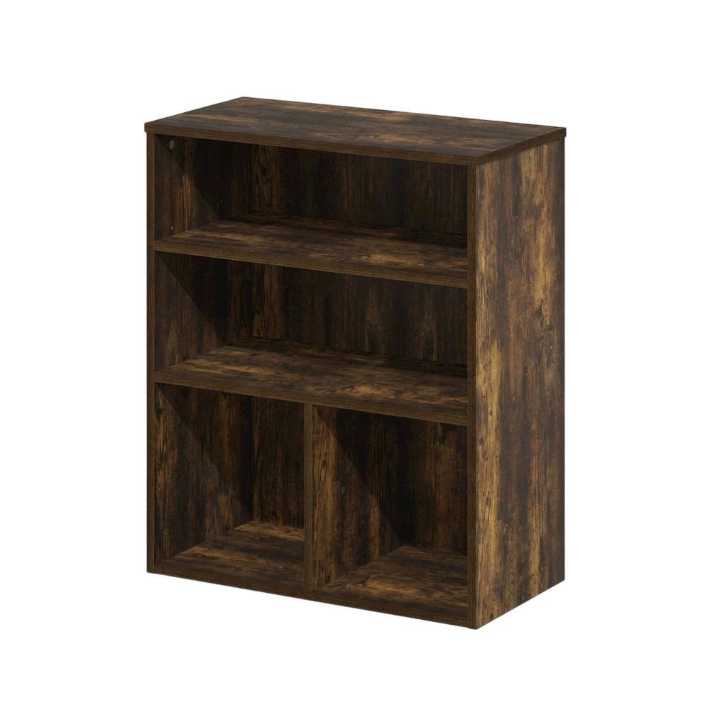 Engineered Wood bookcase with clean design and versatile storage