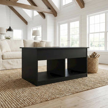 Americano Lift Top Coffee Table with Storage and Sturdy Build for Living Room