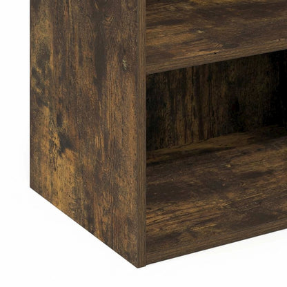 Engineered Wood bookcase with simple design and sturdy structure
