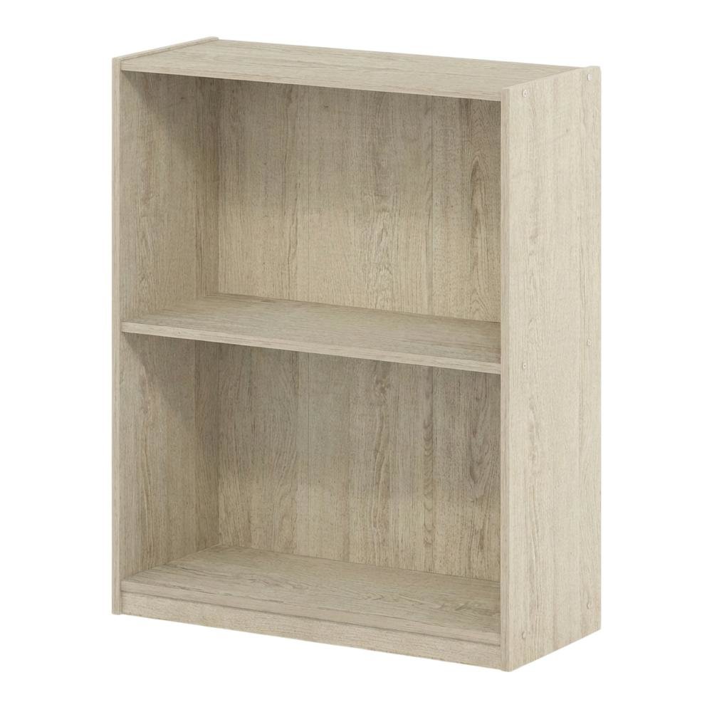 Engineered Wood 2-Tier Open Shelf Bookcase