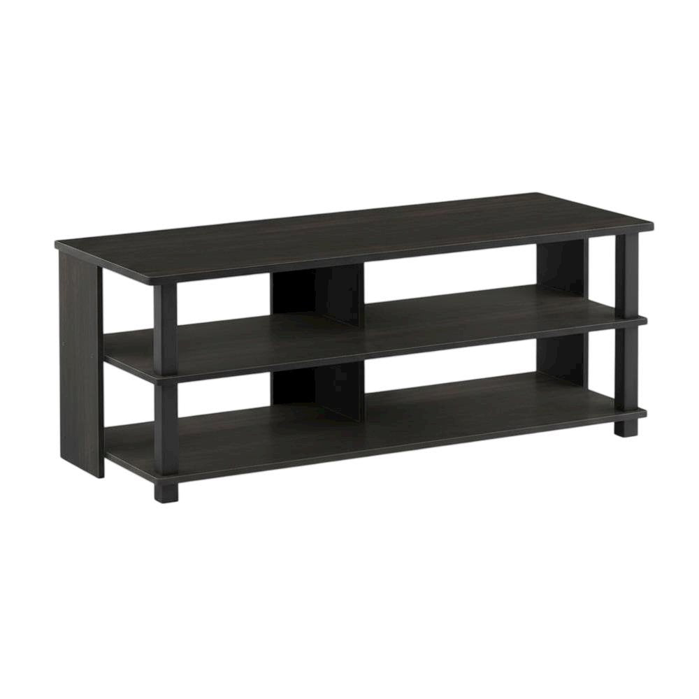 Engineered Wood 3-Tier TV Stand, TVs up to 50 inches, Espresso/Black finish