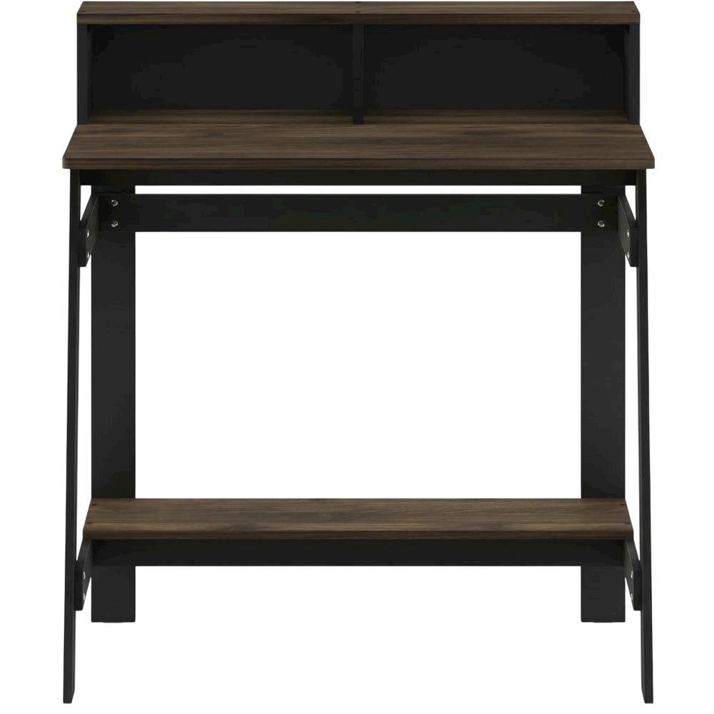 Columbia Walnut A Frame Computer Desk with Modern Style and Stable Frame