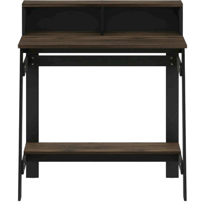 Columbia Walnut A Frame Computer Desk with Modern Style and Stable Frame