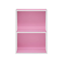 2-Tier Open Shelf Bookcase with Engineered Wood Construction