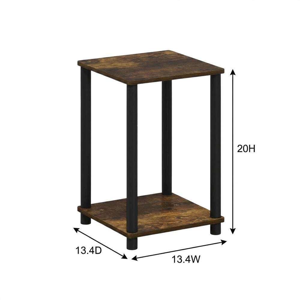 Finish End Table with Modern Design