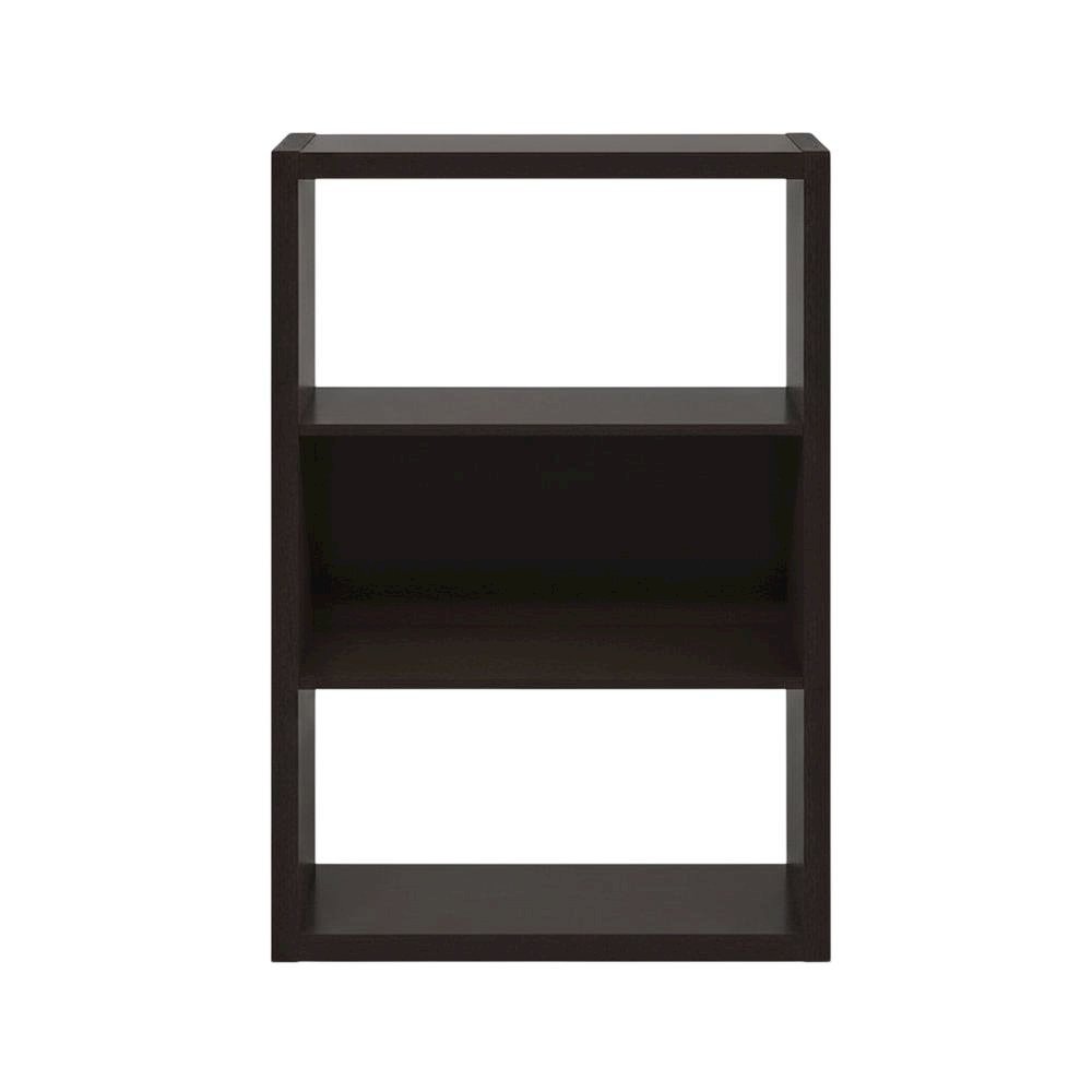 Engineered Wood bookcase with open shelves for versatile storage