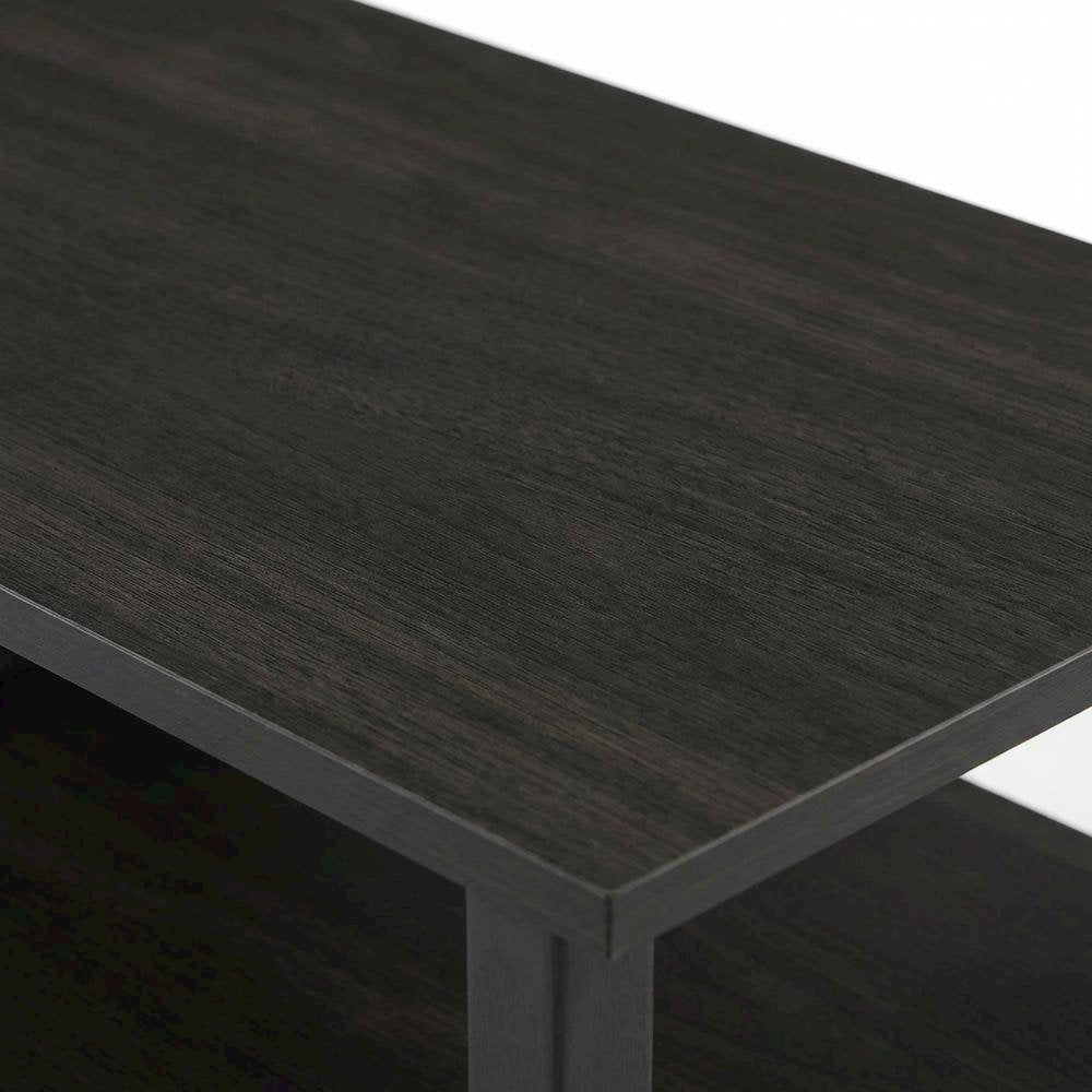 Engineered Wood 3-Tier TV Stand, TVs up to 50 inches, Espresso/Black finish