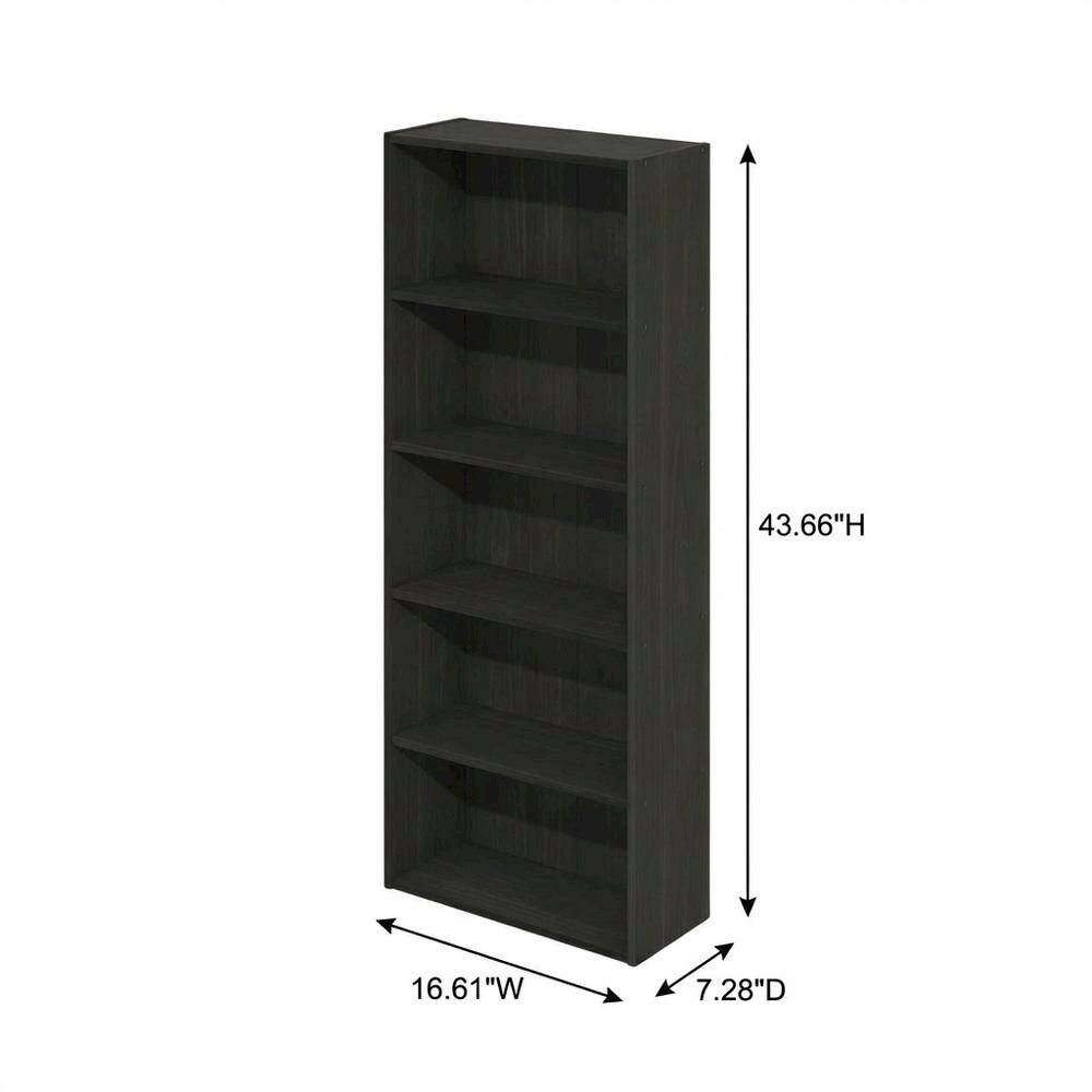 Engineered Wood Bookcase with Open Shelving for Home and Office Storage