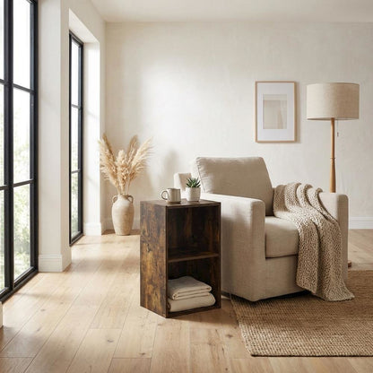 Engineered Wood Bookcase with Open Shelving for Home or Office Storage
