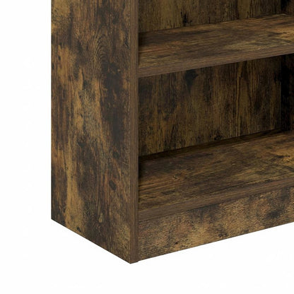Engineered Wood Bookcase with Shelves for Home Storage and Organization