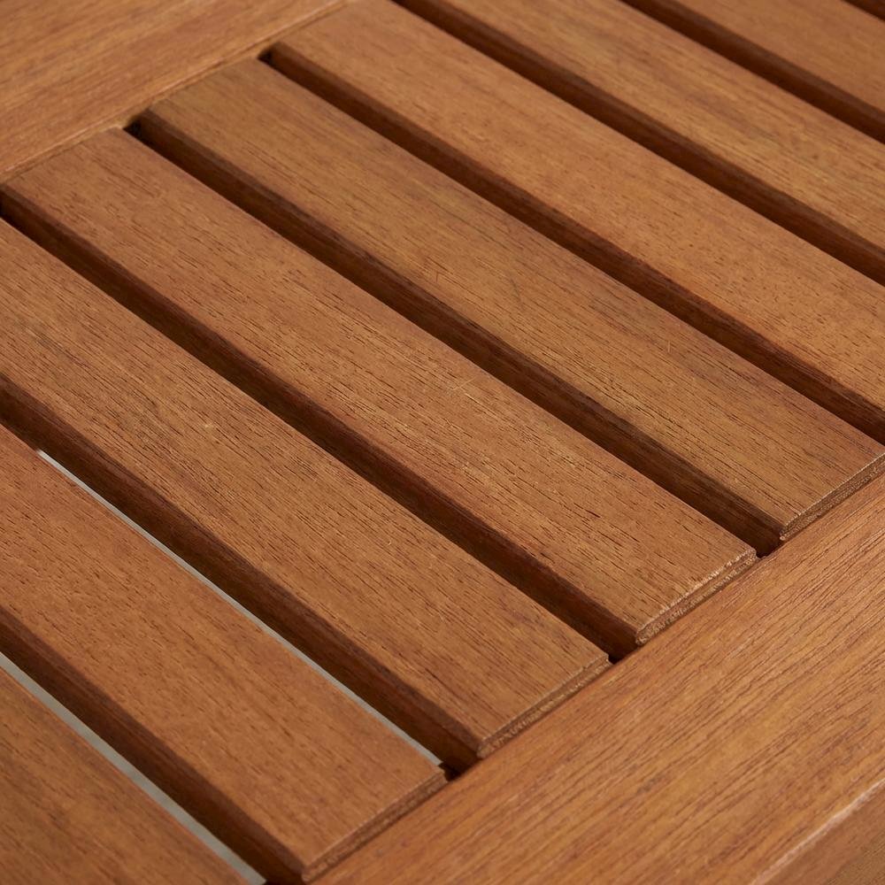 Engineered Wood Outdoor Garden Bench For Patio And Deck Seating
