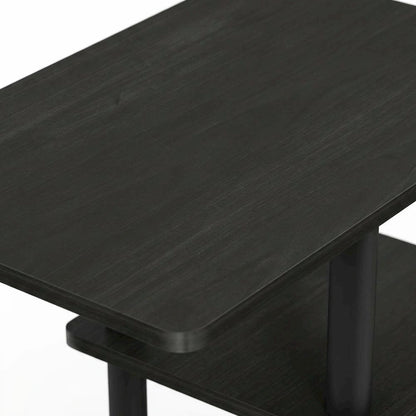 U-Shape Sofa Side Table, Rolling Casters