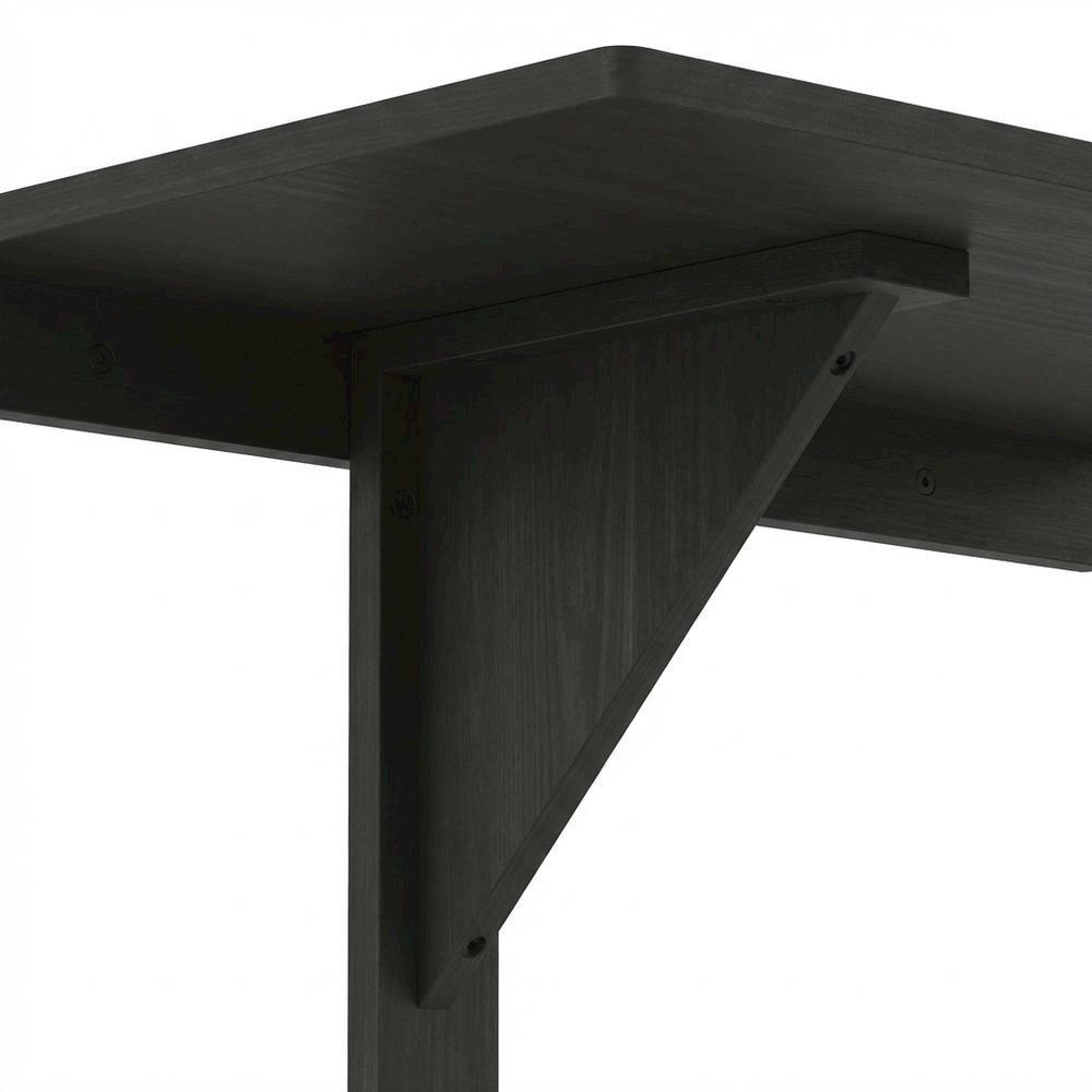 Brown, Wall Mounting Folding Table, Folding Design, Wall Mounted
