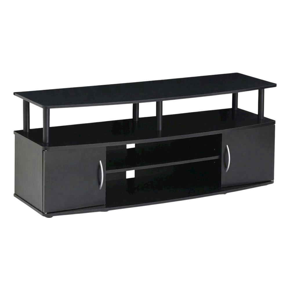 Contemporary Large Entertainment Center for Up to 50-In TV with Storage
