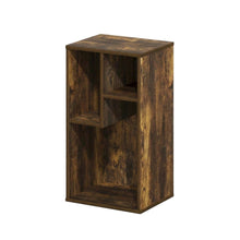 3-Cube Irregular Bookcase with Storage Organizer