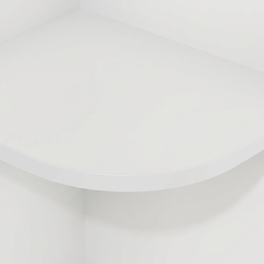 5-Tier Corner Bookcase with Open Shelving for Living Spaces