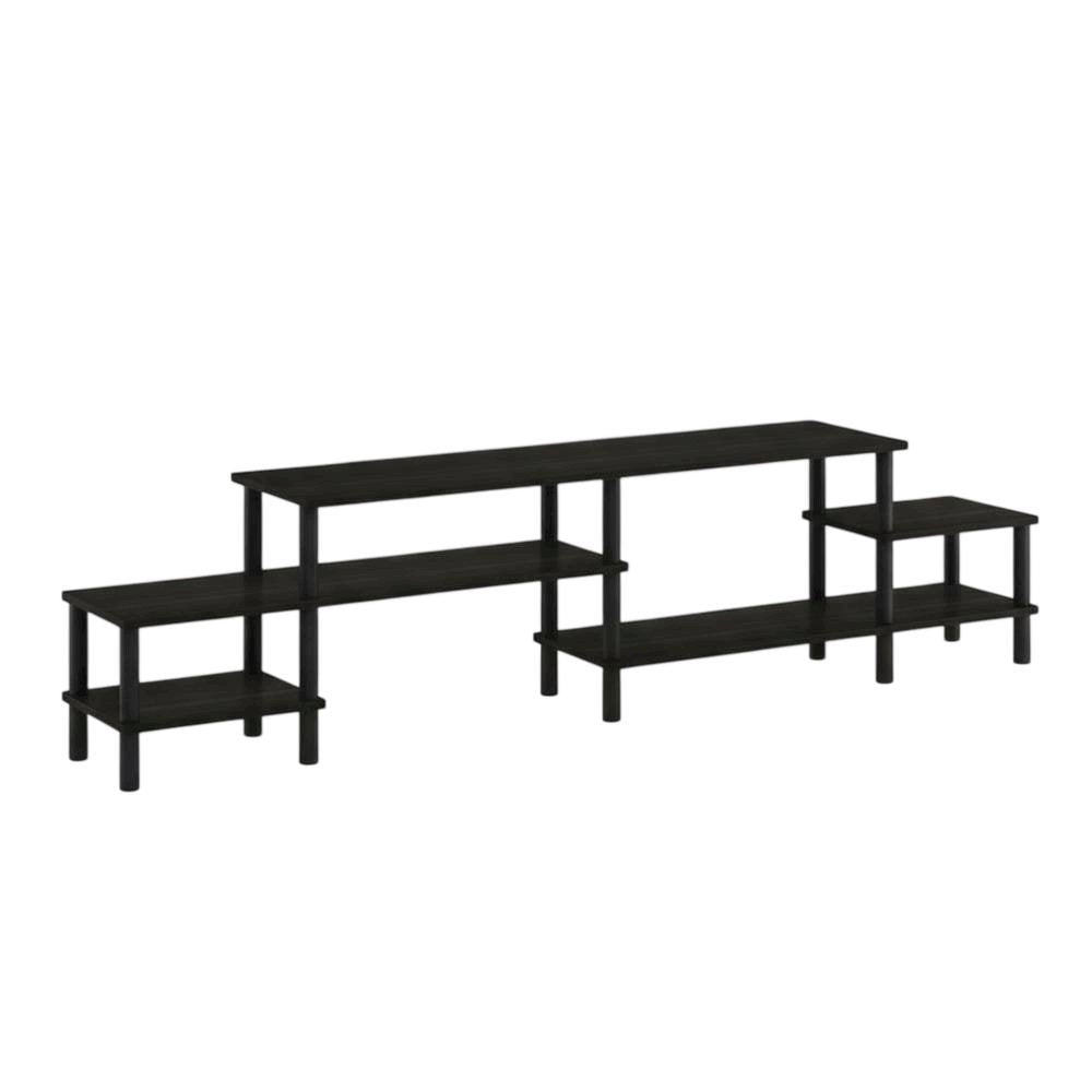 Engineered Wood Entertainment Center for TVs up to 80 Inches with Ample Storage