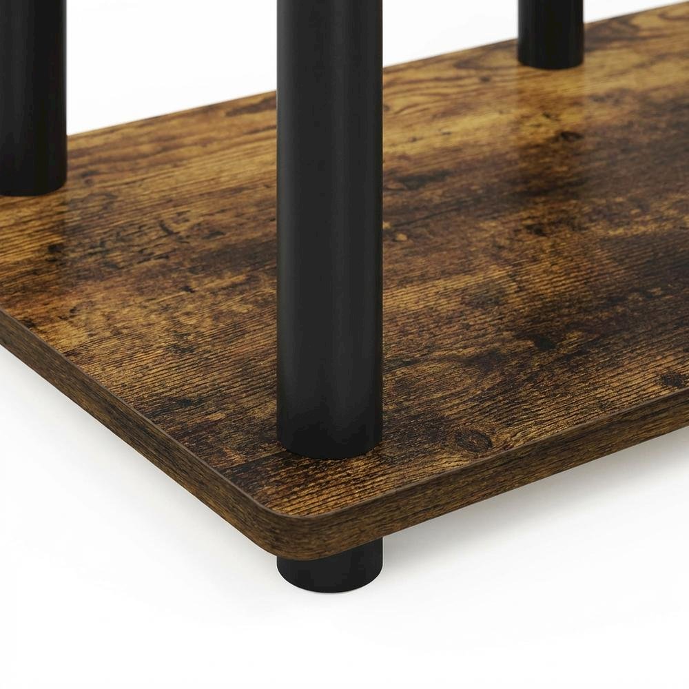 TV Stand with 3-Tier Storage and Engineered Wood Construction