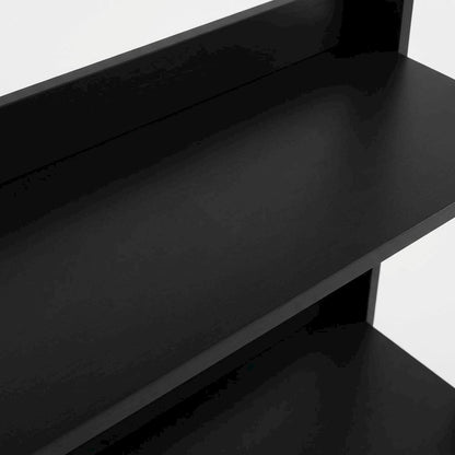 5-Tier Ladder Bookcase with Display Shelves and Engineered Wood Construction
