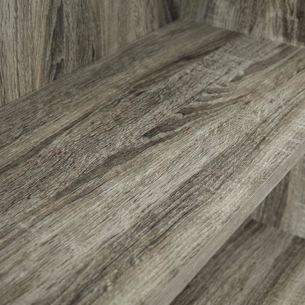 Engineered Wood Bookcase in Warm Brown Finish for Elegant Home Storage
