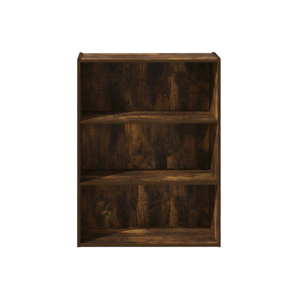 3-Tier Open Shelf Bookcase with Sturdy Engineered Wood Construction