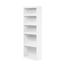5-Tier Shelf Bookcase with Sturdy Engineered Wood Construction