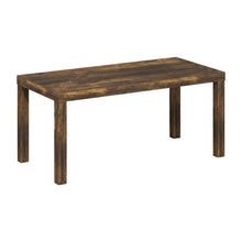 Amber Pine Coffee Table with Classic Simple Design and Durable Construction