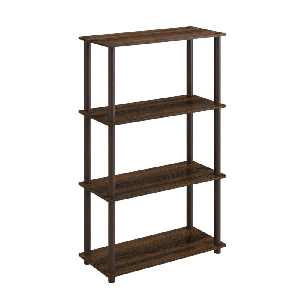 Engineered Wood bookcase with versatile storage for home or office use
