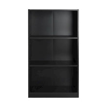 3-Shelf Bookcase with Sturdy Engineered Wood Frame and Spacious Shelves