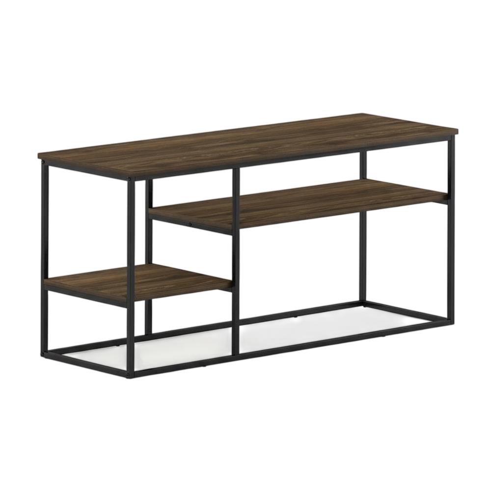 Modern TV stand, up to 50-inch TVs in Columbia Walnut finish, composite wood