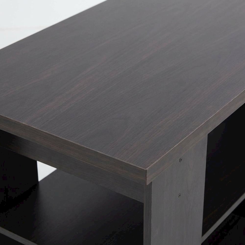 Espresso TV Stand for Up to 50-Inch with Composite Wood Finish