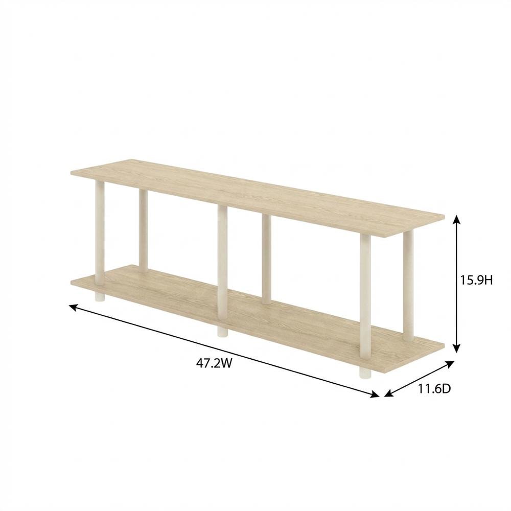 Bauhaus Oak, Side Table, Quality Build, Durable Engineered Wood Frame