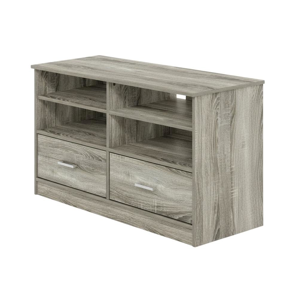 TV Stand with Drawer and Engineered Wood Construction