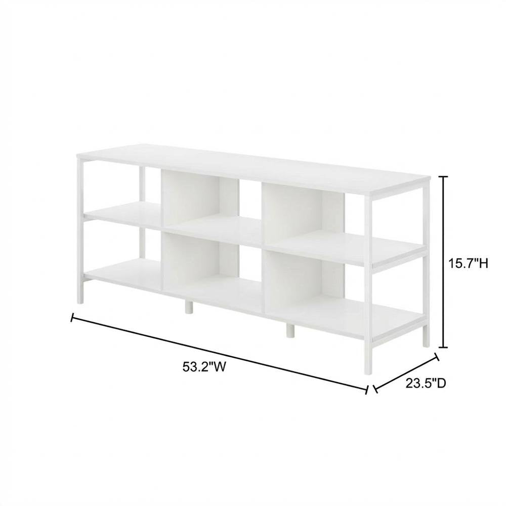 Modern TV stand, up to 60-inch TVs, metal, Engineered Wood construction