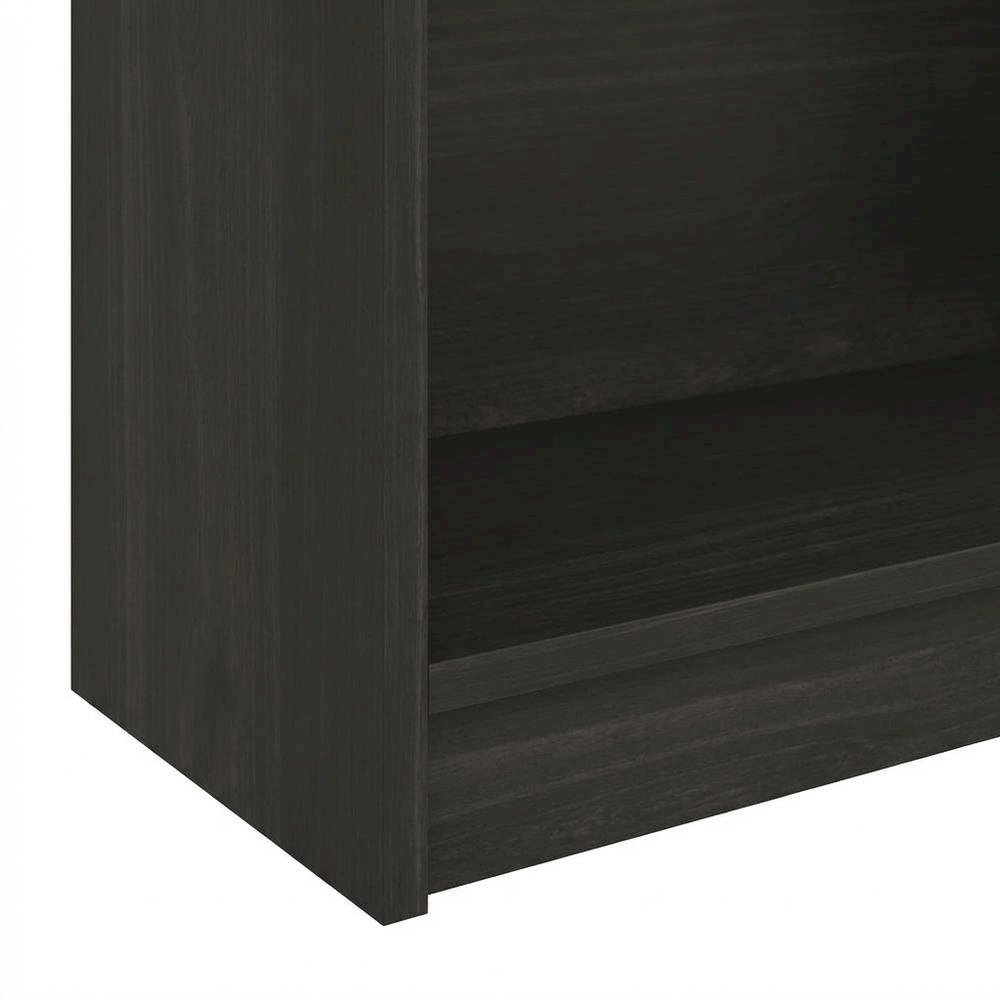 6-Tier Open Bookcase with Wood Finish for Organizing and Display